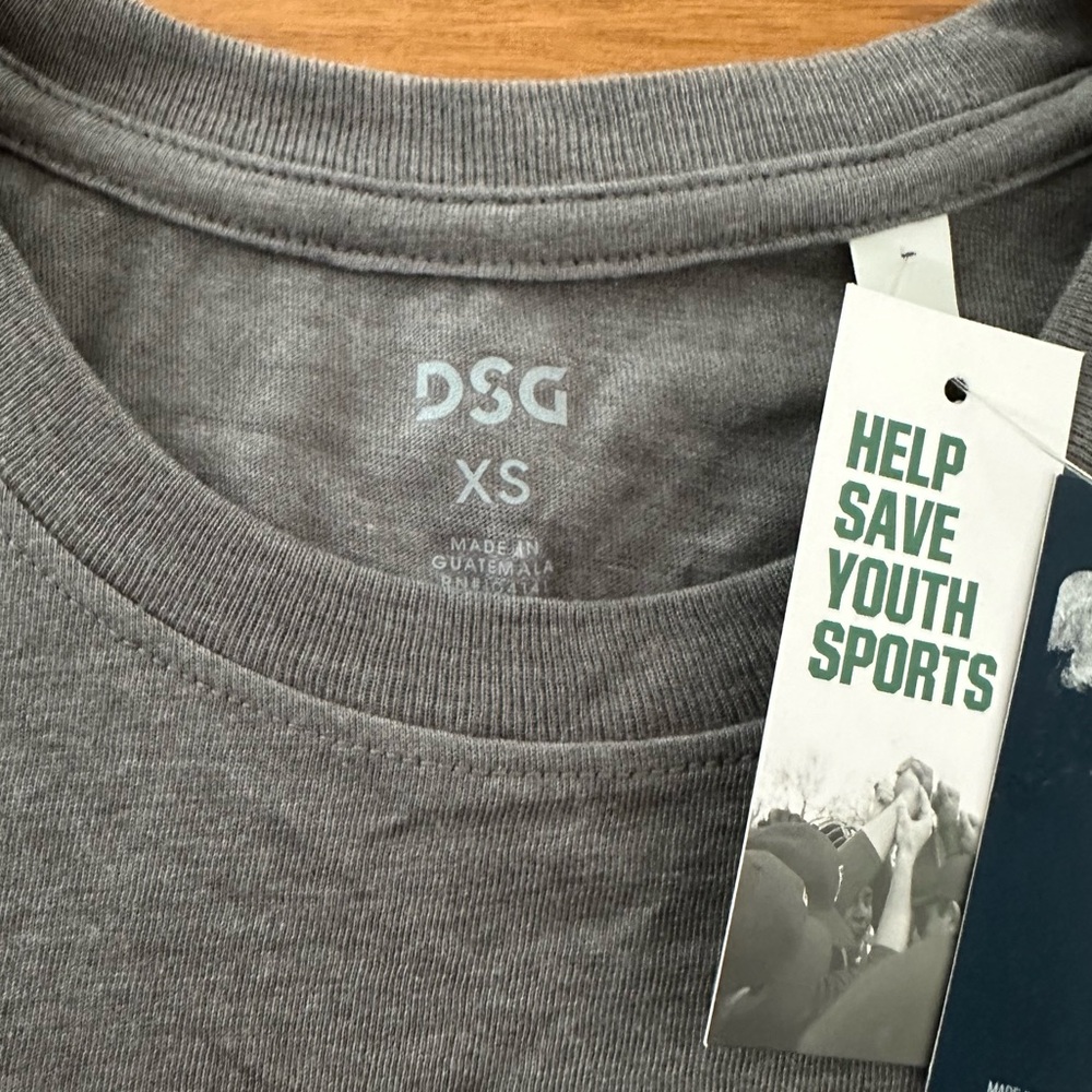 DSG Play with Pride t-shirt rainbow gray short sleeves LGBT $20 new - Picture 3 of 7